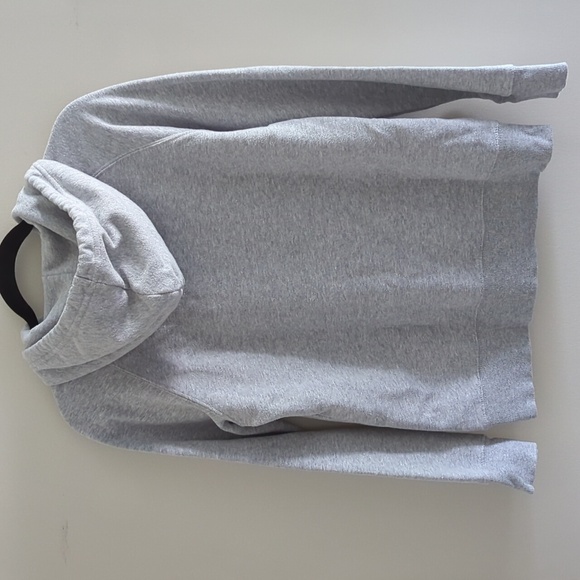 The North Face fleece hoodie gray small - Picture 2 of 7